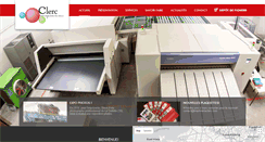 Desktop Screenshot of imprimerieclerc.com